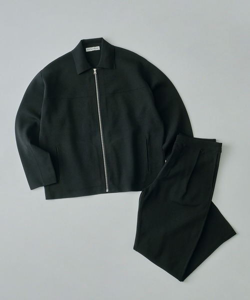 ESTNATION(エストネーション)の「ESTNATION / ミラノリブ シャツブルゾン(ブルゾン・メンズ・オフホワイト/ブラック・MEDIUM/LARGE)」の20枚目の写真