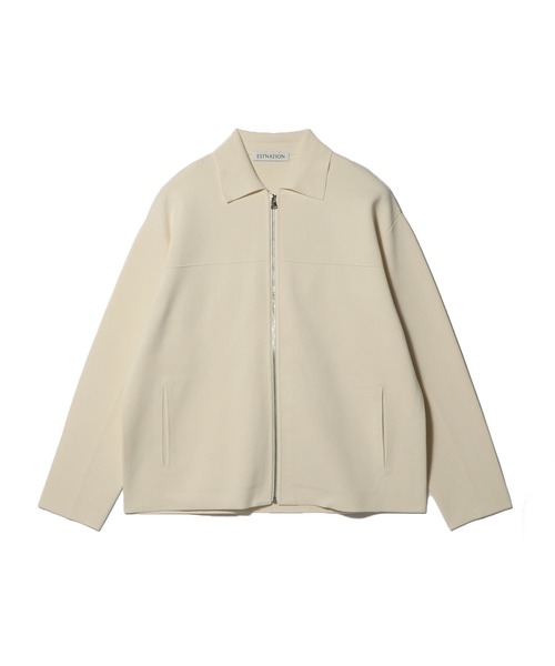 ESTNATION(エストネーション)の「ESTNATION / ミラノリブ シャツブルゾン(ブルゾン・メンズ・オフホワイト/ブラック・MEDIUM/LARGE)」の21枚目の写真
