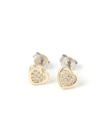 センタービジューハートピアス / 623477