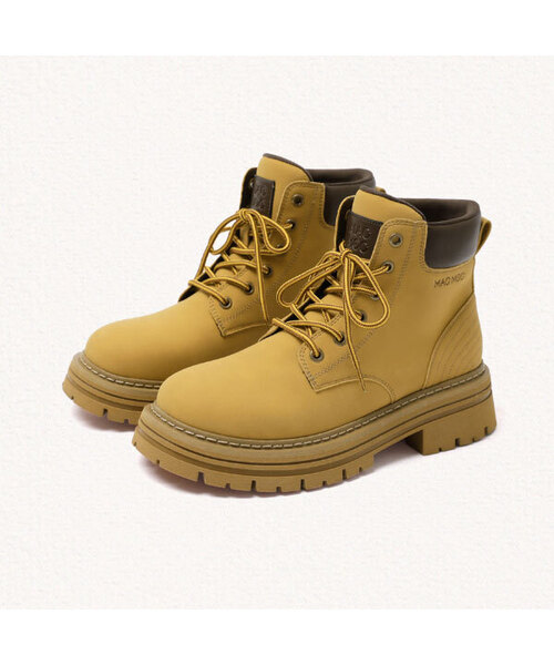 MAC MOC(マックモック)の「男女共用 Mound マウンド ヒルトップ ポイント ショート ウォーカーブーツ_2color 4.5cm(ブーツ・メンズ・キャメル/ブラック・22.5cm/23cm/23.5cm/24cm/24.5cm/25cm/26cm/27cm/28cm)」の2枚目の写真
