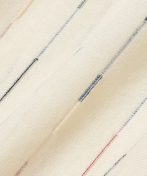 BEAMS PLUS(ビームスプラス)の「Knit Polo Kasuri Stripe(ポロシャツ・メンズ・ホワイト/ロイヤルブルー・MEDIUM/SMALL/X-LARGE/LARGE)」の15枚目の写真