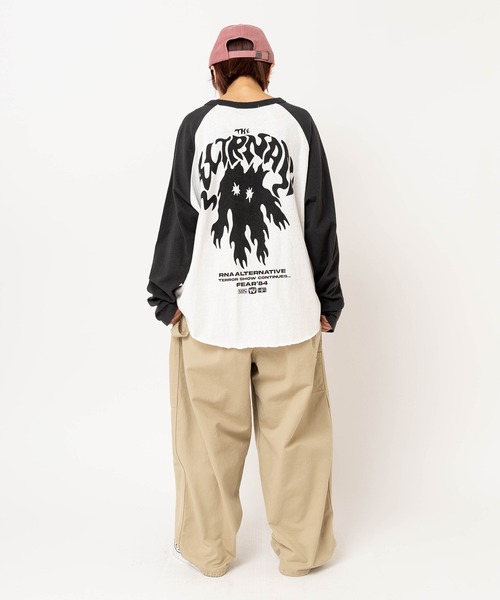 RNA（アールエヌエー）の「R4122 イージーＢＩＧペインター（チノパンツ・レディース・ベージュ/グレー・MEDIUM）」の12枚目の写真