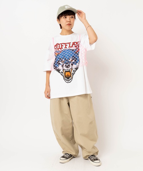 RNA（アールエヌエー）の「R4122 イージーＢＩＧペインター（チノパンツ・レディース・ベージュ/グレー・MEDIUM）」の9枚目の写真