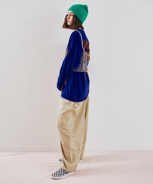 RNA（アールエヌエー）の「R4122 イージーＢＩＧペインター（チノパンツ・レディース・ベージュ/グレー・MEDIUM）」の19枚目の写真