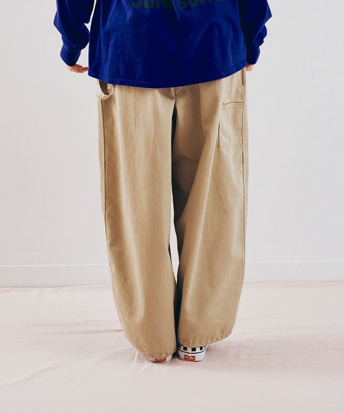 RNA（アールエヌエー）の「R4122 イージーＢＩＧペインター（チノパンツ・レディース・ベージュ/グレー・MEDIUM）」の20枚目の写真