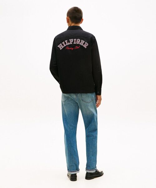 TOMMY HILFIGER(トミーヒルフィガー)の「ヘリンボーンオーバーシャツ(シャツ/ブラウス・メンズ・ブラック・SMALL/MEDIUM)」の4枚目の写真