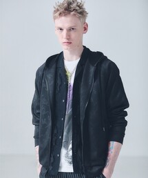 5351 POUR LES HOMMES | 【セットアップ対応】リーフ柄　ジップ パーカー(パーカー)