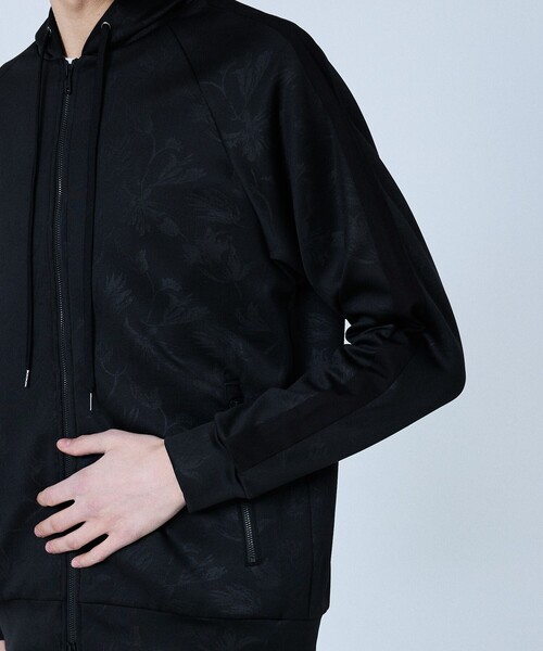 5351 POUR LES HOMMES（ゴーサンゴーイチプールオム）の「【セットアップ対応】リーフ柄　ジップ パーカー（パーカー・メンズ・ブラック/ライトグレー・46/44/50/48）」の9枚目の写真