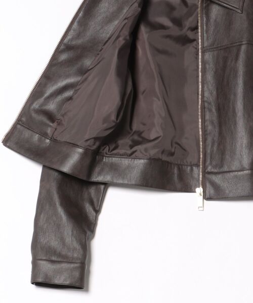 セール】フロントジップ フォーレザー ジャケット（ライダース