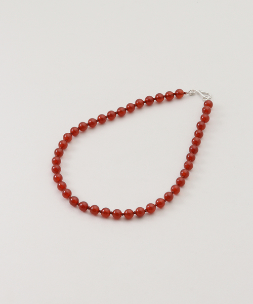 OCUCCI/オクチ STONE 8mm 43cm CHOKER RED AGATE ネックレス 【公式通販】