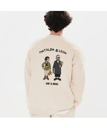 OHP x MOAI bアセシンとガール起毛スウェット
