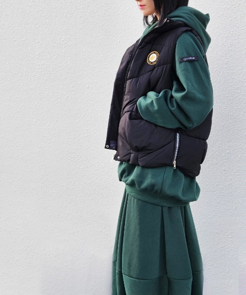 CRYSTAL BALL（クリスタルボール）の「裏起毛スカート（スカート・レディース・ブラック/グリーン・FREE）」の11枚目の写真