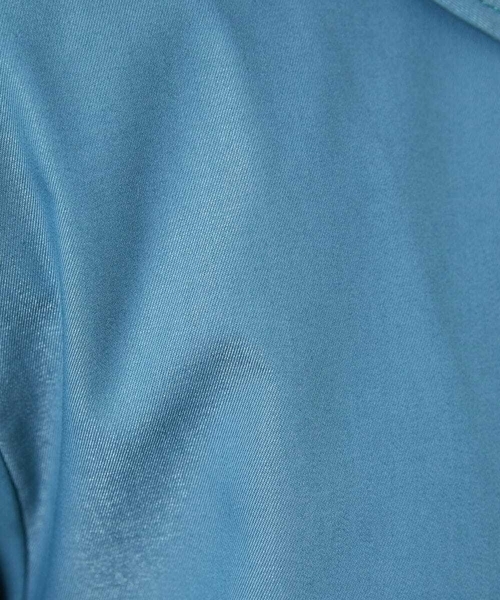 Jocomomola（ホコモモラ）の「裏地プリントロング丈 スプリングコート（ステンカラーコート・レディース・ブラック/ベージュ/ブルー・40）」の14枚目の写真