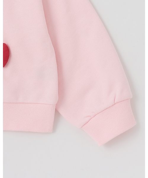 Lycee mine（リセマイン）の「【サンリオキャラクターズ】【どちらが前でもOK】【速乾裏毛】ハローキティ立体リボン付きスウェット（スウェット・キッズ・ブラック/ブルーグレー/ライトピンク/アイボリー・140cm/130cm/120cm/110cm/100cm）」の12枚目の写真