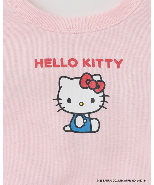 Lycee mine（リセマイン）の「【サンリオキャラクターズ】【どちらが前でもOK】【速乾裏毛】ハローキティ立体リボン付きスウェット（スウェット・キッズ・ブラック/ブルーグレー/ライトピンク/アイボリー・140cm/130cm/120cm/110cm/100cm）」の13枚目の写真