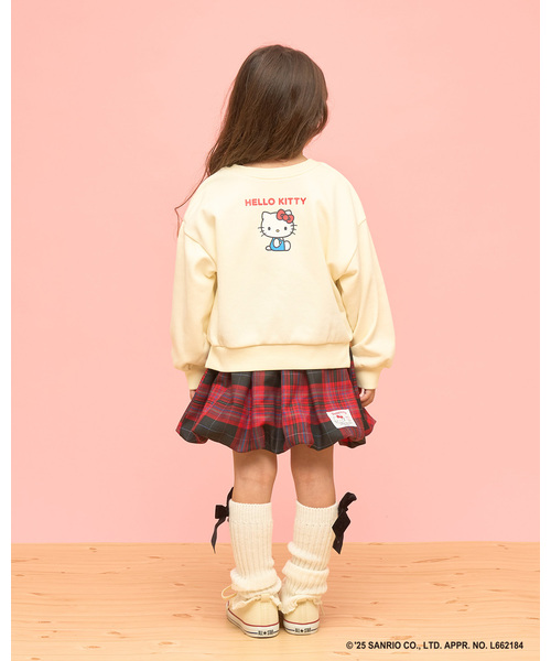 Lycee mine（リセマイン）の「【サンリオキャラクターズ】【どちらが前でもOK】【速乾裏毛】ハローキティ立体リボン付きスウェット（スウェット・キッズ・ブラック/ブルーグレー/ライトピンク/アイボリー・140cm/130cm/120cm/110cm/100cm）」の19枚目の写真