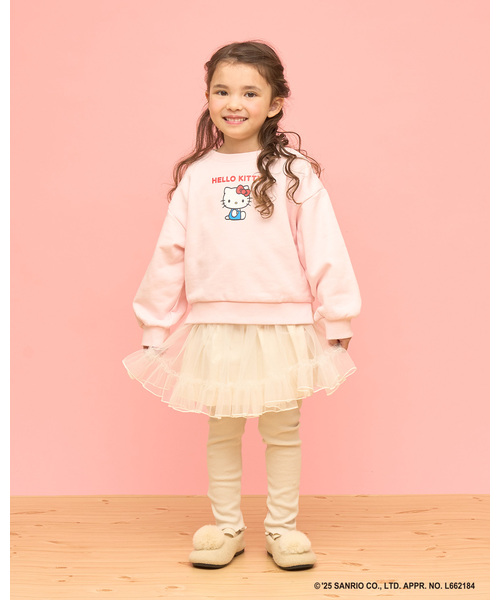 Lycee mine（リセマイン）の「【サンリオキャラクターズ】【どちらが前でもOK】【速乾裏毛】ハローキティ立体リボン付きスウェット（スウェット・キッズ・ブラック/ブルーグレー/ライトピンク/アイボリー・140cm/130cm/120cm/110cm/100cm）」の21枚目の写真