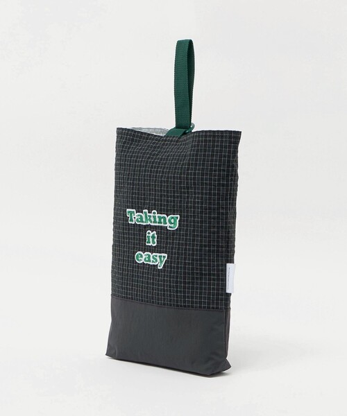 green label relaxing(グリーンレーベルリラクシング)の「シューズバッグ(レタード) / キッズ(トートバッグ・キッズ・ダークグレー/ライトブルー・FREE)」の14枚目の写真