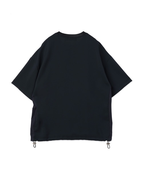 CULLNI(クルニ)の「Dry Stretch Cloth Contrast Panel Short Sleeve Pullover(Tシャツ/カットソー・メンズ・ブラウン/ブラック/ネイビー・2/1/0)」の9枚目の写真