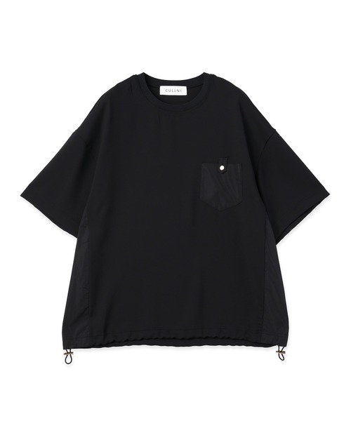 CULLNI(クルニ)の「Dry Stretch Cloth Contrast Panel Short Sleeve Pullover(Tシャツ/カットソー・メンズ・ブラウン/ブラック/ネイビー・2/1/0)」の13枚目の写真