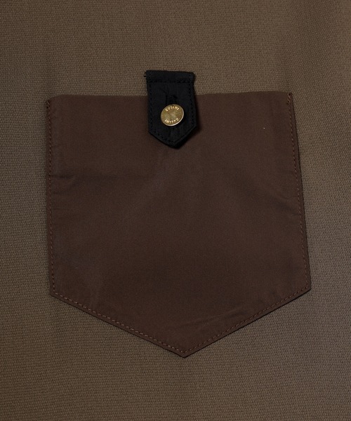 CULLNI(クルニ)の「Dry Stretch Cloth Contrast Panel Short Sleeve Pullover(Tシャツ/カットソー・メンズ・ブラウン/ブラック/ネイビー・2/1/0)」の6枚目の写真