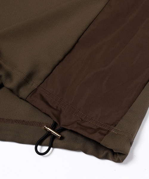 CULLNI(クルニ)の「Dry Stretch Cloth Contrast Panel Short Sleeve Pullover(Tシャツ/カットソー・メンズ・ブラウン/ブラック/ネイビー・2/1/0)」の7枚目の写真
