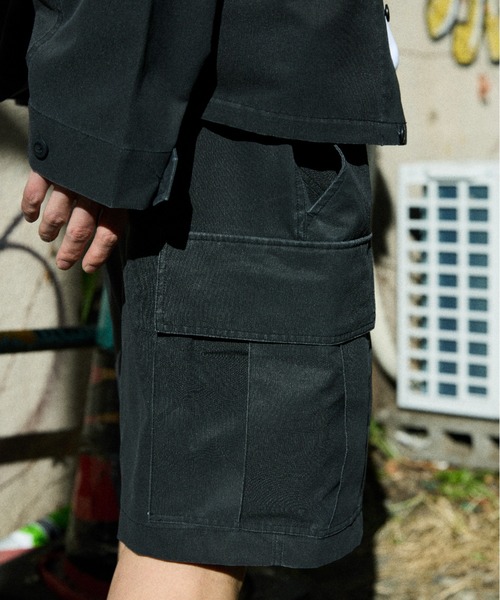 ムラサキスポーツ(ムラサキスポーツ)の「DEAR LAUREL/ディアローレル DOT DOBBY CARGO SHORTS 【ピグメント加工】ショーツ DL26S-3303(その他パンツ・メンズ・ブラック/オリーブ・M/L/XL)」の6枚目の写真