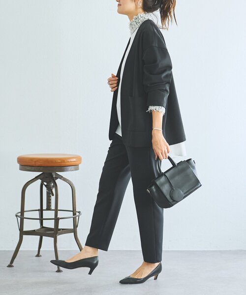 LIVETART（リヴェタート）の「《LIVETART》ストレッチツイルジャケット（その他アウター・レディース・キャメル/ネイビー/ブラック・FREE）」の11枚目の写真