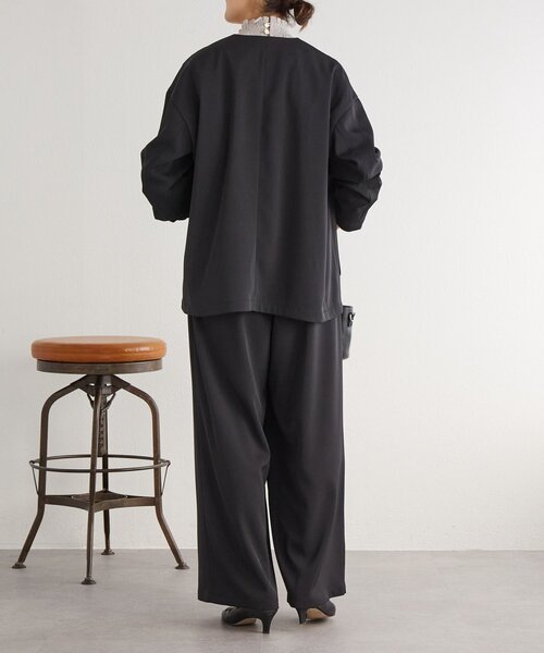 LIVETART（リヴェタート）の「《LIVETART》ストレッチツイルジャケット（その他アウター・レディース・キャメル/ネイビー/ブラック・FREE）」の21枚目の写真