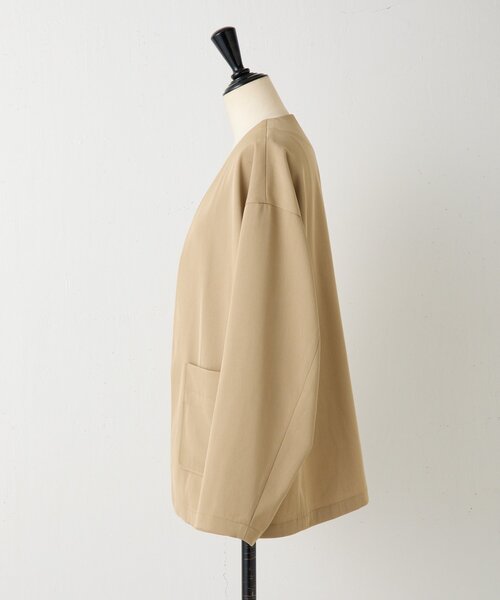 LIVETART（リヴェタート）の「《LIVETART》ストレッチツイルジャケット（その他アウター・レディース・キャメル/ネイビー/ブラック・FREE）」の9枚目の写真