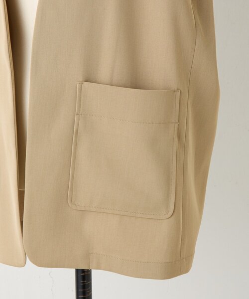 LIVETART（リヴェタート）の「《LIVETART》ストレッチツイルジャケット（その他アウター・レディース・キャメル/ネイビー/ブラック・FREE）」の15枚目の写真