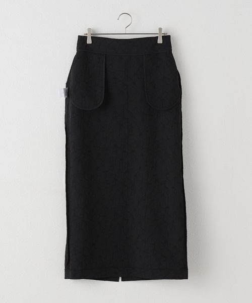 U by SPICK&SPAN（ユーバイスピックアンドスパン）の「【OURSAALTY / アワソルティ】Vine Forest Long SK（スカート・レディース・ブラック・SMALL）」の6枚目の写真