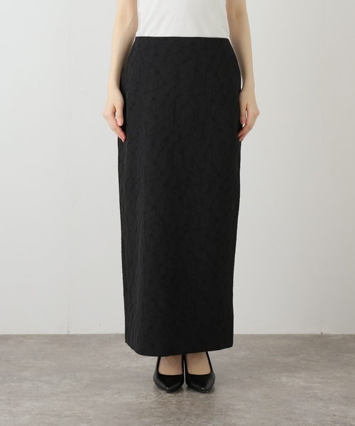 U by SPICK&SPAN（ユーバイスピックアンドスパン）の「【OURSAALTY / アワソルティ】Vine Forest Long SK（スカート・レディース・ブラック・SMALL）」の10枚目の写真