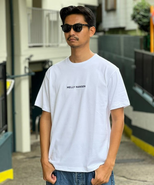 HELLY HANSEN(ヘリーハンセン)の「【HELLY HANSEN】S/S HELLY HANSEN Logo Tee(Tシャツ/カットソー・メンズ・ライム/ホワイト/ブラック/ネイビー・MEDIUM/X-LARGE/LARGE)」の1枚目の写真