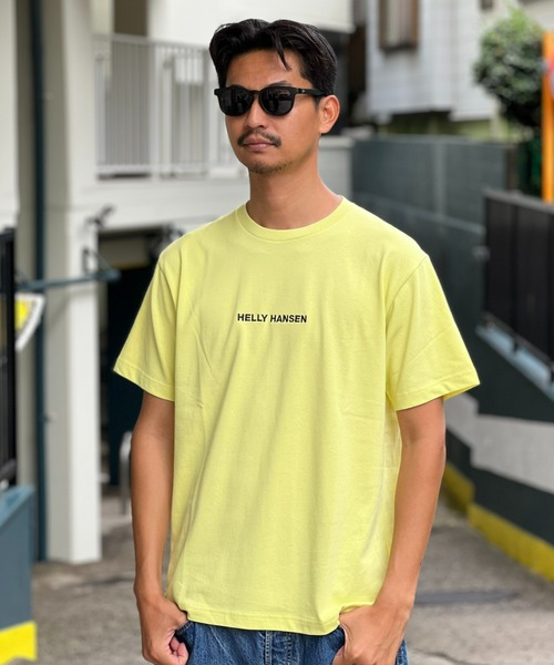 HELLY HANSEN(ヘリーハンセン)の「【HELLY HANSEN】S/S HELLY HANSEN Logo Tee(Tシャツ/カットソー・メンズ・ライム/ホワイト/ブラック/ネイビー・MEDIUM/X-LARGE/LARGE)」の3枚目の写真