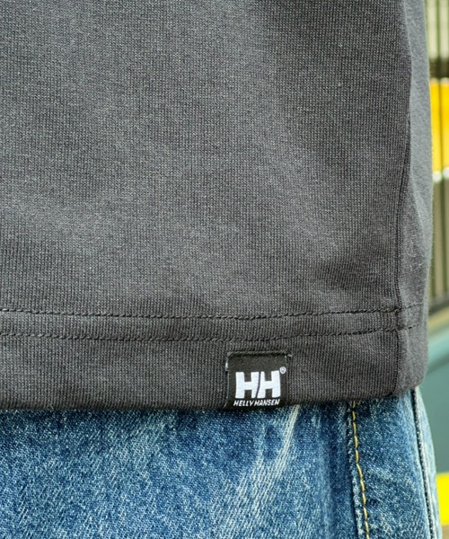 HELLY HANSEN(ヘリーハンセン)の「【HELLY HANSEN】S/S HELLY HANSEN Logo Tee(Tシャツ/カットソー・メンズ・ライム/ホワイト/ブラック/ネイビー・MEDIUM/X-LARGE/LARGE)」の8枚目の写真