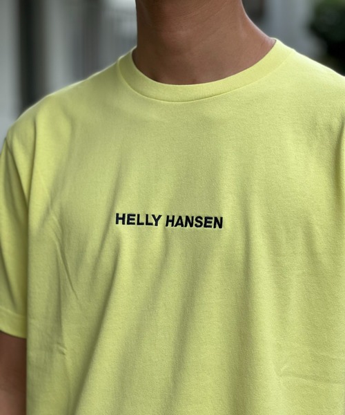 HELLY HANSEN(ヘリーハンセン)の「【HELLY HANSEN】S/S HELLY HANSEN Logo Tee(Tシャツ/カットソー・メンズ・ライム/ホワイト/ブラック/ネイビー・MEDIUM/X-LARGE/LARGE)」の9枚目の写真