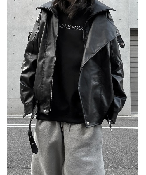 Leather Blouson/レザーブルゾン【unisex item】（ブルゾン）｜YACA