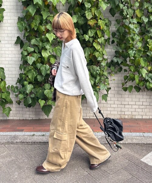 GEVACO（ゲバコ）の「≪ノベルティフェア対象商品≫【GEVACO】スキッパーニットプルオーバー（ニット/セーター・レディース・アイボリー/ネイビー・LARGE/MEDIUM）」の5枚目の写真