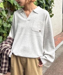 GEVACO | ≪ノベルティフェア対象商品≫【GEVACO】スキッパーニットプルオーバー(ニット/セーター)