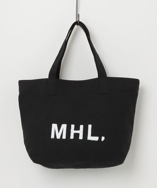 MHL.(エムエイチエル)の「HEAVY COTTON CANVAS(トートバッグ・レディース・ブラック・FREE)」の1枚目の写真