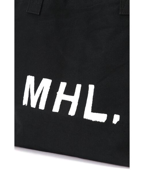 MHL.(エムエイチエル)の「HEAVY COTTON CANVAS(トートバッグ・レディース・ブラック・FREE)」の5枚目の写真