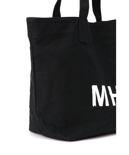 MHL.(エムエイチエル)の「HEAVY COTTON CANVAS(トートバッグ・レディース・ブラック・FREE)」の4枚目の写真