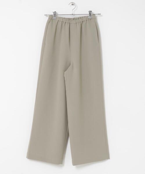 FORK&SPOON（フォークアンドスプーン）の「FORK&SPOON　ダブルクロスイージーパンツ（その他パンツ・レディース・ベージュ/ブラック・1/2）」の22枚目の写真