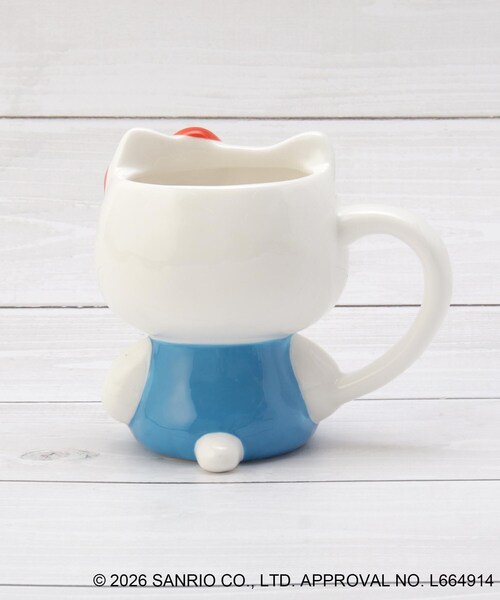 one'sterrace(ワンズテラス)の「ハローキティ ダイカットマグ 200ml(その他雑貨・レディース・ブルー系その他7・99)」の4枚目の写真