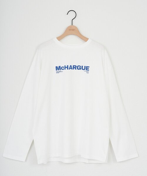 DISCOAT(ディスコート)の「【ユニセックス】シルケットロゴロンT(Tシャツ/カットソー・レディース・チャコールグレー/ホワイト系その他/ホワイト系その他2・SMALL/FREE)」の11枚目の写真