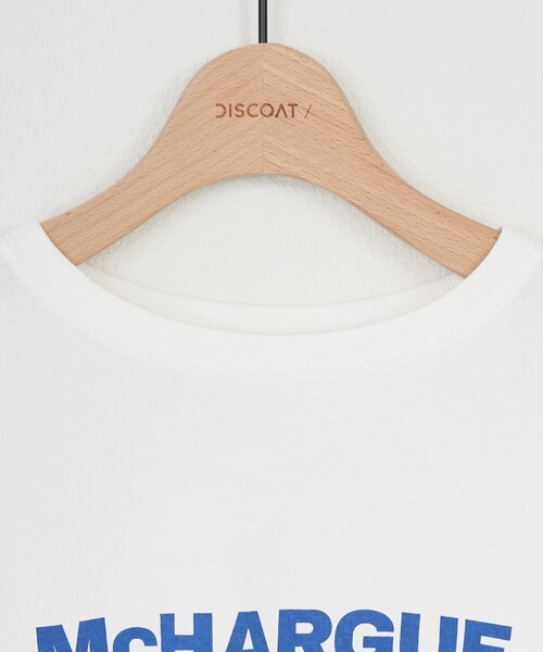 DISCOAT(ディスコート)の「【ユニセックス】シルケットロゴロンT(Tシャツ/カットソー・レディース・チャコールグレー/ホワイト系その他/ホワイト系その他2・SMALL/FREE)」の13枚目の写真
