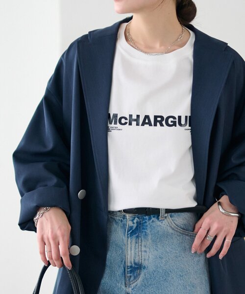 DISCOAT(ディスコート)の「【ユニセックス】シルケットロゴロンT(Tシャツ/カットソー・レディース・チャコールグレー/ホワイト系その他/ホワイト系その他2・SMALL/FREE)」の19枚目の写真
