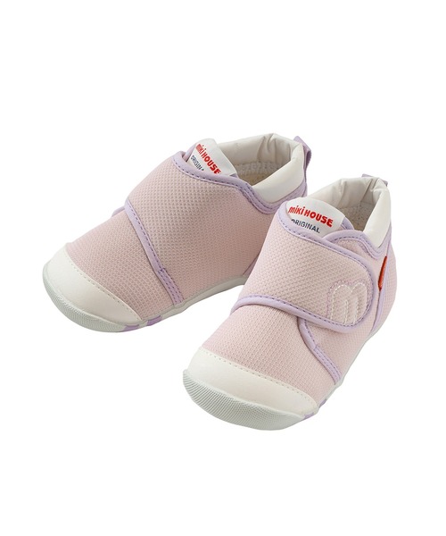 MIKI HOUSE（ミキハウス）の「【WEB限定】55周年記念モデル ファーストベビーシューズ（ベビーシューズ/ベビーソックス・キッズ・ブルー/ネイビー/イエロー/ラベンダー/ホワイト/レッド/グリーン/ピンク・12cm/13cm/12.5cm/13.5cm/11.5cm）」の5枚目の写真