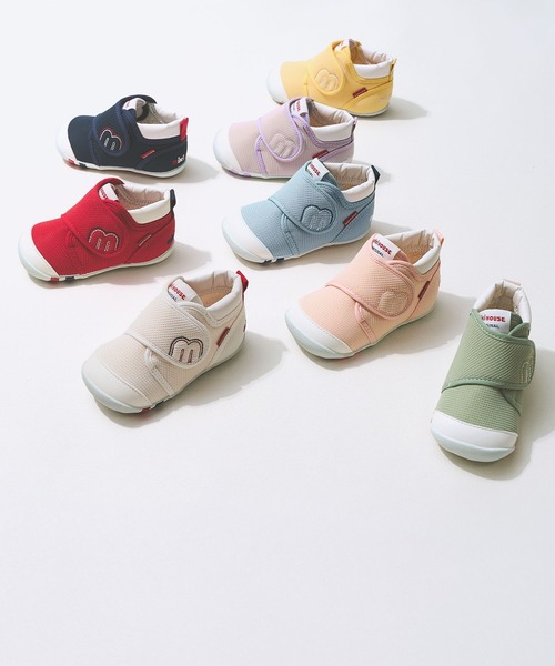 MIKI HOUSE（ミキハウス）の「【WEB限定】55周年記念モデル ファーストベビーシューズ（ベビーシューズ/ベビーソックス・キッズ・ブルー/ネイビー/イエロー/ラベンダー/ホワイト/レッド/グリーン/ピンク・12cm/13cm/12.5cm/13.5cm/11.5cm）」の10枚目の写真